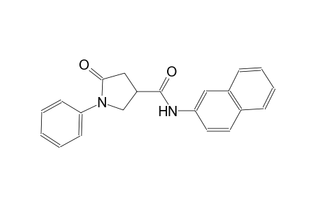 N-(2-naphthyl)-5-oxo-1-phenyl-3-pyrrolidinecarboxamide