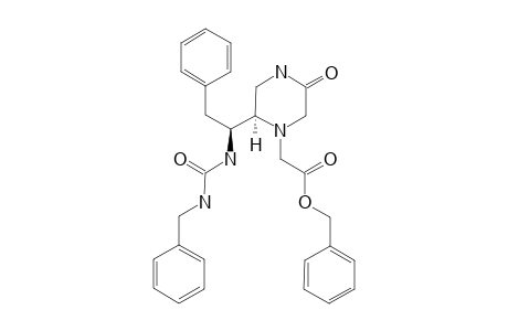 BENZYL-2-[(2R)-[(1S)-(3-BENZYLUREIDO)-2-PHENYLETHYL]-5-OXO-PIPERAZIN-1-YL]-ACETATE