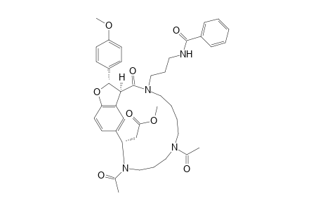 N(6),N(10)-Diacetyl-N(23)-benzoyl-24-methoxy-O(34)-methyl-23,24-dihydro-23,24-seco-aphelandrine