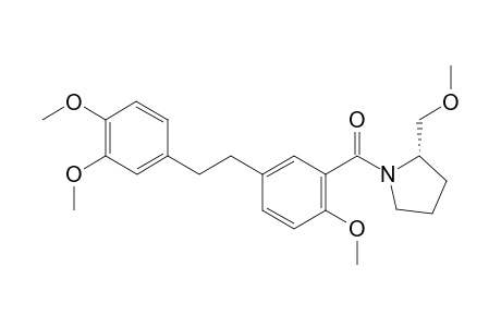 (S)-(5-(3,4-dimethoxyphenethyl)-2-methoxyphenyl)(2-(methoxymethyl)pyrrolidin-1-yl)methanone