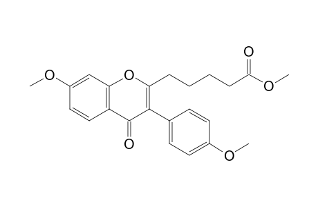 5-[4-keto-7-methoxy-3-(4-methoxyphenyl)chromen-2-yl]valeric acid methyl ester