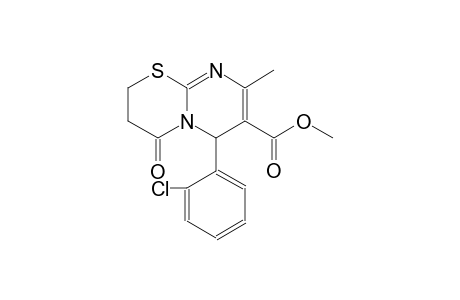 methyl 6-(2-chlorophenyl)-8-methyl-4-oxo-3,4-dihydro-2H,6H-pyrimido[2,1-b][1,3]thiazine-7-carboxylate