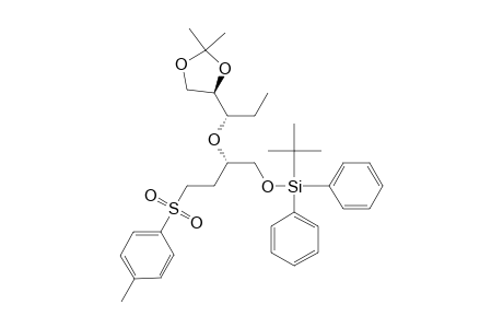 tert-Butyl-[(2S)-2-[(1S)-1-[(4R)-2,2-dimethyl-1,3-dioxolan-4-yl]propoxy]-4-(4-methylphenyl)sulfonyl-butoxy]-diphenyl-silane