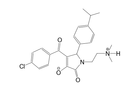 4-(4-chlorobenzoyl)-1-(2-(dimethylammonio)ethyl)-5-(4-isopropylphenyl)-2-oxo-2,5-dihydro-1H-pyrrol-3-olate