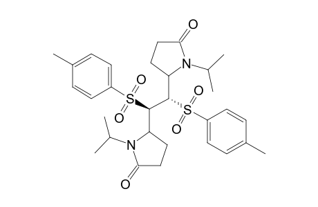 1-isopropyl-5-[(1R,2S)-2-(1-isopropyl-5-keto-pyrrolidin-2-yl)-1,2-ditosyl-ethyl]-2-pyrrolidone