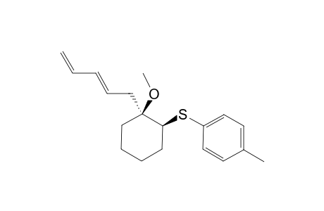 CIS-1-METHOXY-1-((E)-PENTA-2',4'-DIENYL)-2-(PARA-TOLYLTHIO)-CYCLOHEXANE