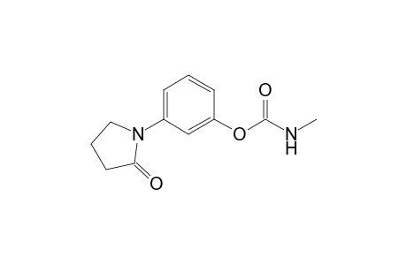 2-Pyrrolidinone, 1-[3-[[(methylamino)carbonyl]oxy]phenyl]-