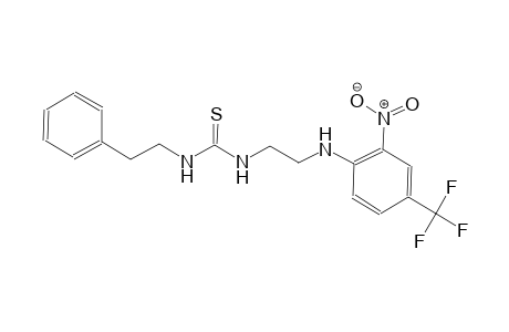thiourea, N-[2-[[2-nitro-4-(trifluoromethyl)phenyl]amino]ethyl]-N'-(2-phenylethyl)-