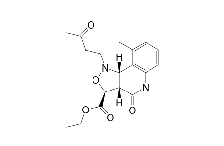 3-ETHOXYCARBONYL-1,3,3A,11B-TETRAHYDRO-9-METHYL-1-(3-OXOBUTYL)-ISOXAZOLO-[4,3-C]-QUINOLIN-4(5H)-ONE