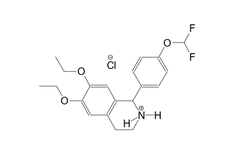 isoquinolinium, 1-[4-(difluoromethoxy)phenyl]-6,7-diethoxy-1,2,3,4-tetrahydro-, chloride