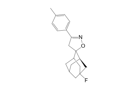 (Z)-5-Fluoro-3'-(4-methylphenyl)-4'-hydrospiro[adamantane-2,5'-(delta.(2)-isoxazoline]