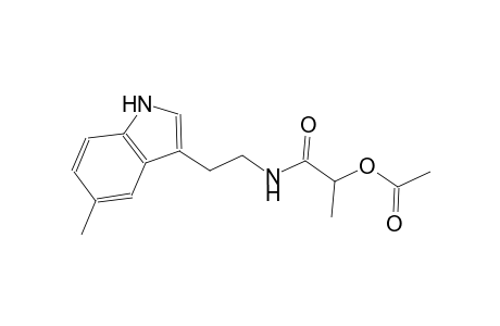 1-methyl-2-{[2-(5-methyl-1H-indol-3-yl)ethyl]amino}-2-oxoethyl acetate