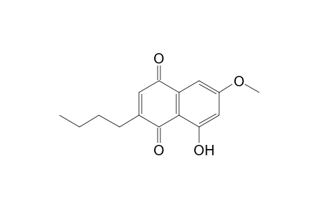 2-Butyl-8-hydroxy-6-methoxy-1,4-naphthoquinone