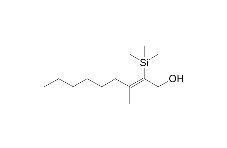 3-Methyl-2-(trimethylsilyl)-2-nonen-1-ol