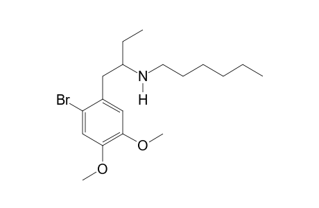 N-Hexyl-1-(2-bromo-4,5-dimethoxyphenyl)butan-2-amine