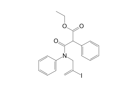 2,N-Diphenyl-2-(ethoxycarbonyl)-N-(2-iodoallyl)-acetamide