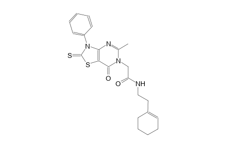 thiazolo[4,5-d]pyrimidine-6-acetamide, N-[2-(1-cyclohexen-1-yl)ethyl]-2,3,6,7-tetrahydro-5-methyl-7-oxo-3-phenyl-2-thioxo-