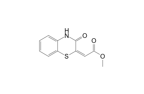 (2E)-2-(3-keto-4H-1,4-benzothiazin-2-ylidene)acetic acid methyl ester