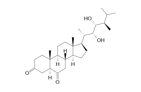 (22R,23R,24R)-22,23-Dihydroxy-24-methyl-5.alpha.-cholestan-3,6-dione
