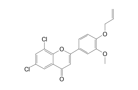 2-[4-(ALLYLOXY)-3-METHOXYPHENYL]-6,8-DICHLORO-4H-CHROMEN-4-ONE
