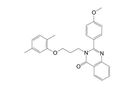 3-[3-(2,5-dimethylphenoxy)propyl]-2-(4-methoxyphenyl)-4(3H)-quinazolinone