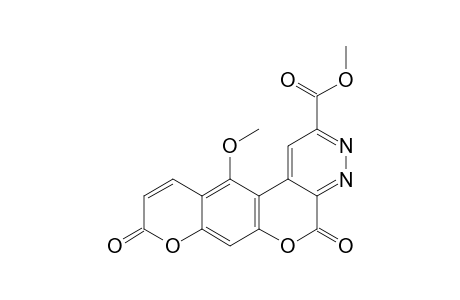 Methyl 12-methoxy-5,9-dioxo-5H,9H-6,8-dioxa-3,4-diazabenzo[a]anthracene-2-carboxylate