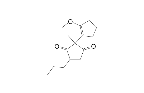 2-Propyl-5-Methyl-5-(2-methoxycyclopentenyl)-2-cyclopentene-1,4-dione