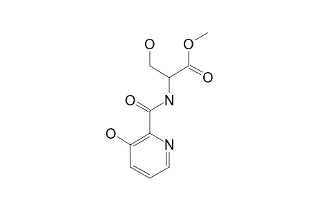 N-(3-HYDROXYPICOLYNYL)-SERINE-METHYLESTER