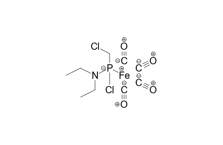 Iron, tetracarbonyl-[(chloro)(chloromethyl)(diethylamino)phosphine]