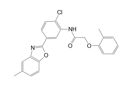 acetamide, N-[2-chloro-5-(5-methyl-2-benzoxazolyl)phenyl]-2-(2-methylphenoxy)-
