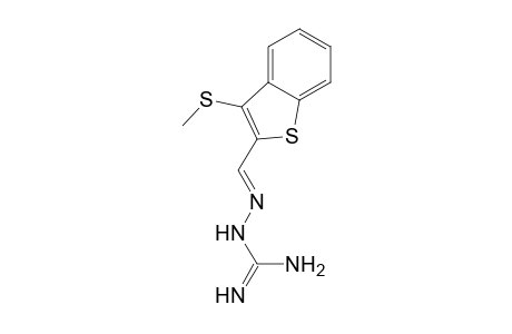 (2E)-2-([3-(Methylsulfanyl)-1-benzothien-2-yl]methylene)hydrazinecarboximidamide