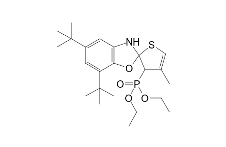 Diethyl (5,7-di-tert-butyl-4'-methyl-3H,3'H-spiro[benzo[d]oxazole-2,2'-thiophen]-3'-yl)-phosphonate