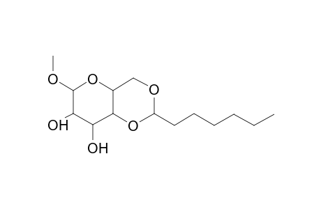 alpha-D-GLUCOPYRANOSIDE, METHYL 4,6-O-HEPTYLIDENE-