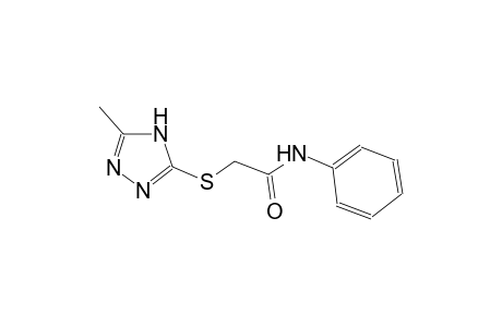 acetamide, 2-[(5-methyl-4H-1,2,4-triazol-3-yl)thio]-N-phenyl-
