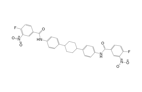 4-fluoro-N-[4-(4-{4-[(4-fluoro-3-nitrobenzoyl)amino]phenyl}cyclohexyl)phenyl]-3-nitrobenzamide