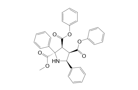 diphenyl r-2-methoxycarbonyl 2,t-5-diphenylpyrrolidine-t-3,t-4-tricarboxylate