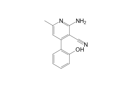 2-Amino-4-(2-hydroxyphenyl)-6-methyl-3-pyridylcyanide