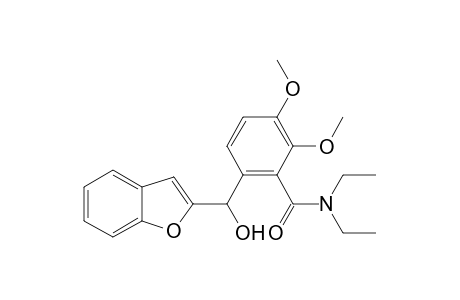 Benzo[b]furan-2-yl(3,4-dimethoxy-2,N,N-diethylcarboxamidaphenyl)carbinol