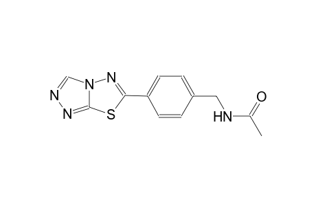 acetamide, N-[(4-[1,2,4]triazolo[3,4-b][1,3,4]thiadiazol-6-ylphenyl)methyl]-