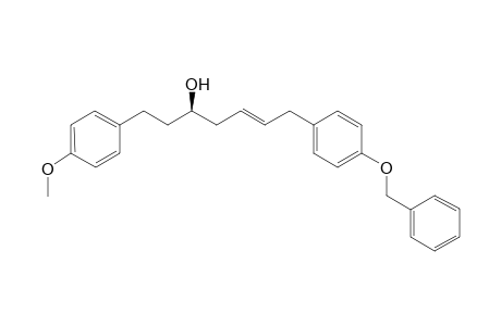 (+)-(3R,5E)-7-[4-(Benzyloxy)phenyl]-1-(4-methoxyphenyl)hept-5-en-3-ol