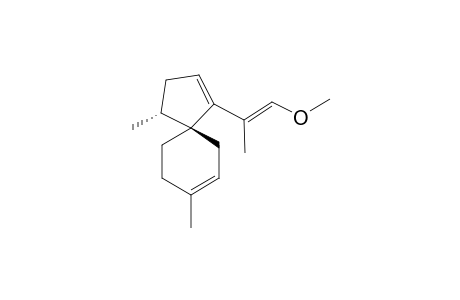 (E)-(4R,5S)-1-(2-Methoxy-1-methylethenyl)-4,8-di-methylspiro[4,5]deca-1,7-diene