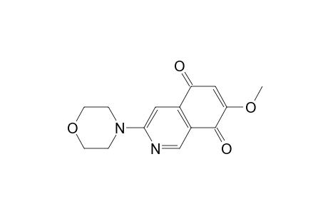 7-Methoxy-3-(4-morpholinyl)isoquinoline-5,8-dione