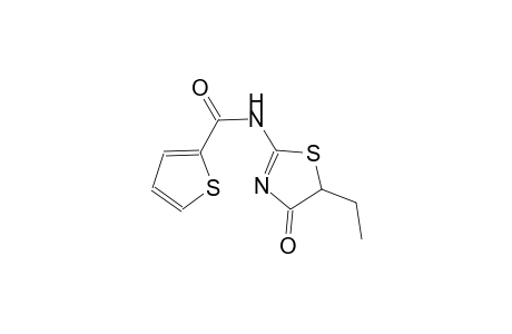 N-(5-ethyl-4-oxo-4,5-dihydro-1,3-thiazol-2-yl)-2-thiophenecarboxamide