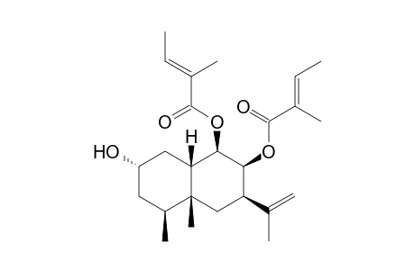 10betaH-2-epi-Loteriflorol-8,9-ditiglate
