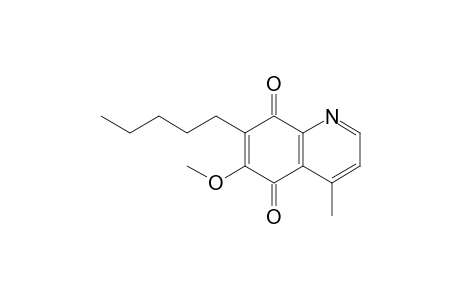 6-Methoxy-7-pentyl-4-methyl-5,8-quinolinedione