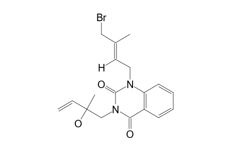 (E)-1-(4-BROMO-3-METHYLBUT-2-ENYL)-3-(2-METHYLBUT-3-EN-2-OLYL)-QUINAZOLINE-2,4-(1H,3H)-DIONE