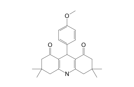 9-(4-METHOXYPHENYL)-3,3,6,6-TETRAMETHYL-1,2,3,4,5,6,7,8,9,10-DECAHYDROACRIDINE
