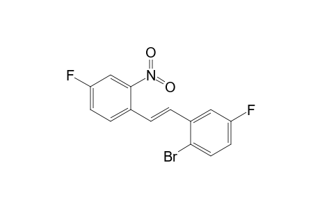 2-[2'-(2"-Bromo-5"-fluorophenyl)vinyl]-5-fluoronitrobenzene