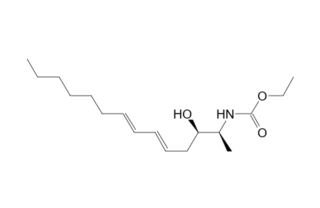 Carbamic acid, (2-hydroxy-1-methyl-4,6-tridecadienyl)-, ethyl ester, [R-[R*,S*-(E,E)]]-