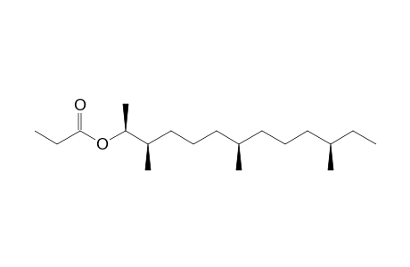 (1S,2R,6R,10R)-1,2,6,10-Tetramethyldodecyl propanoate